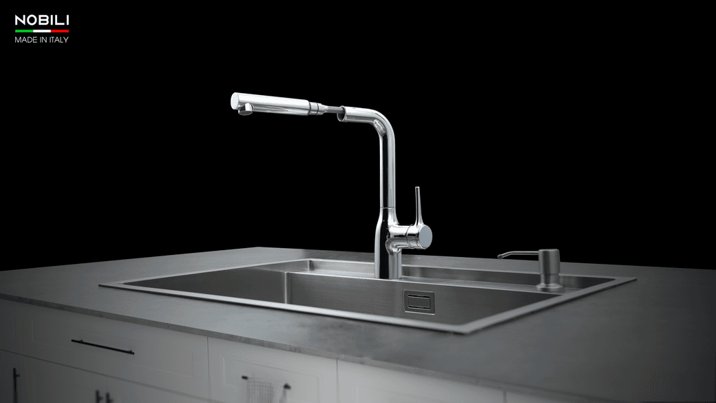 Ảnh VÒI RỬA BÁT DÂY RÚT NOBILI MANIA NB215T 22