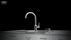 Ảnh Vòi rửa bát cần cứng NOBILI RING NB132 4