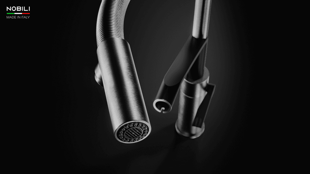 Ảnh Vòi rửa bát cần mềm NOBILI HERON NB228 4