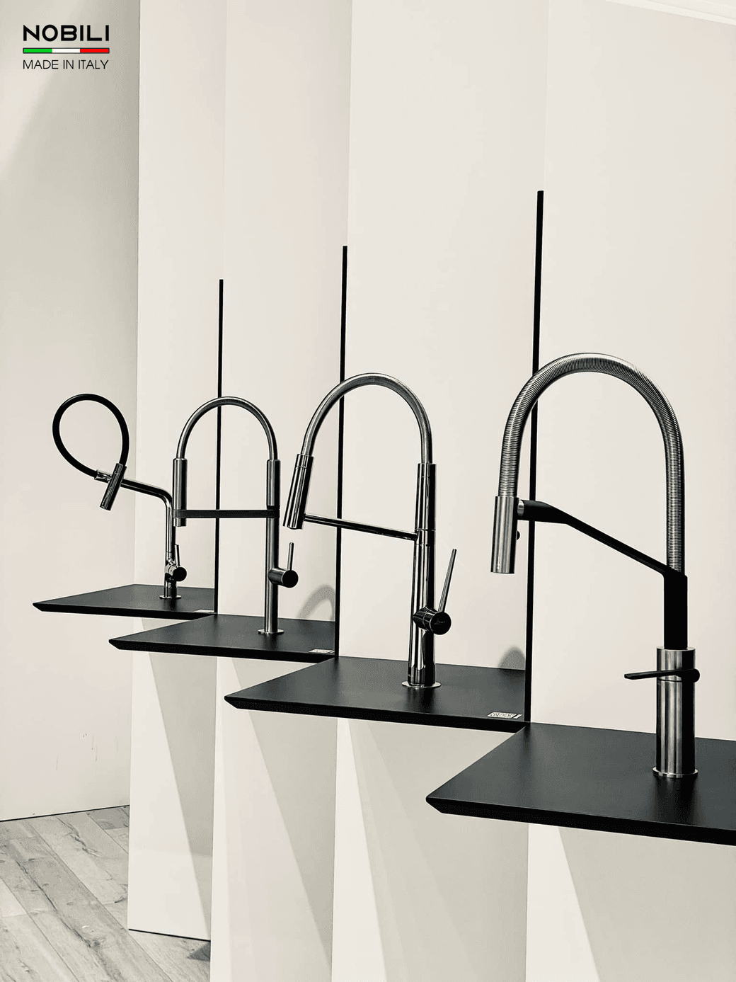 Ảnh Vòi rửa bát cần mềm NOBILI HERON NB228 7