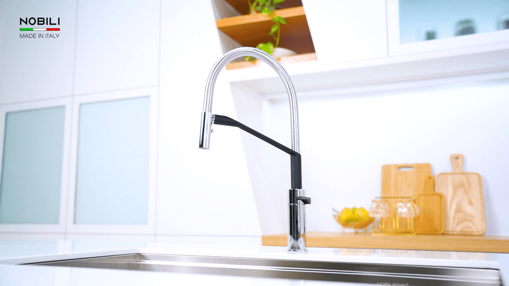 Ảnh Vòi rửa bát cần mềm NOBILI HERON NB228 11