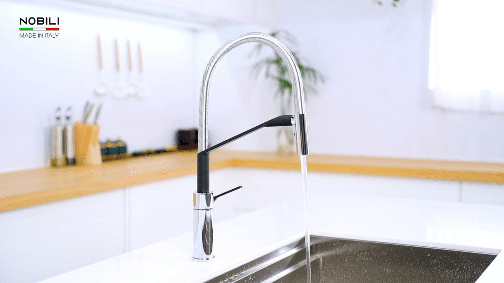 Ảnh Vòi rửa bát cần mềm NOBILI HERON NB228 17