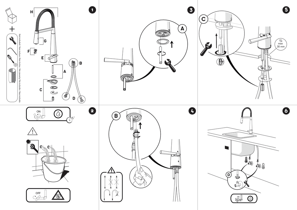 Ảnh Vòi rửa bát cần mềm NOBILI LIKID NB880 23