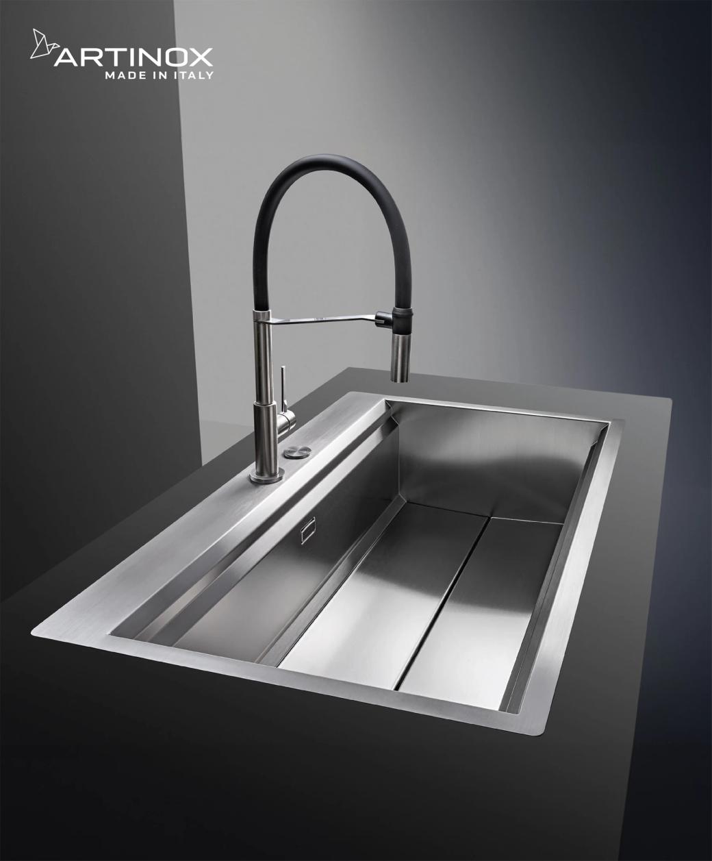 Ảnh CHẬU RỬA BÁT 1 HỐ ARTINOX MOSE NA808 2