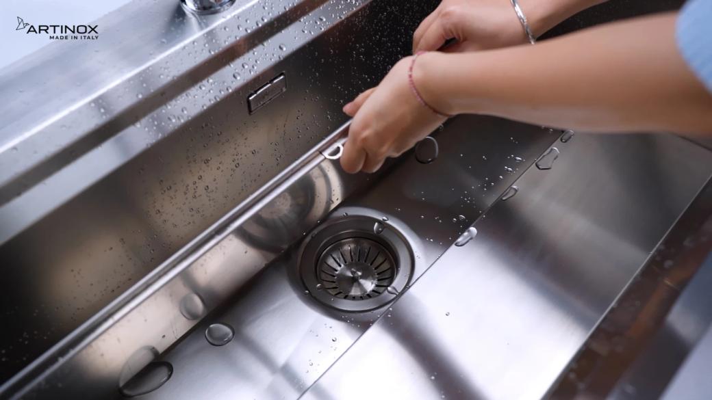 Ảnh CHẬU RỬA BÁT 1 HỐ ARTINOX MOSE NA808 11