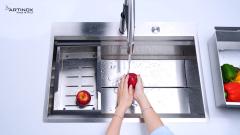 Ảnh CHẬU RỬA BÁT 1 HỐ ARTINOX MOSE NA808 12