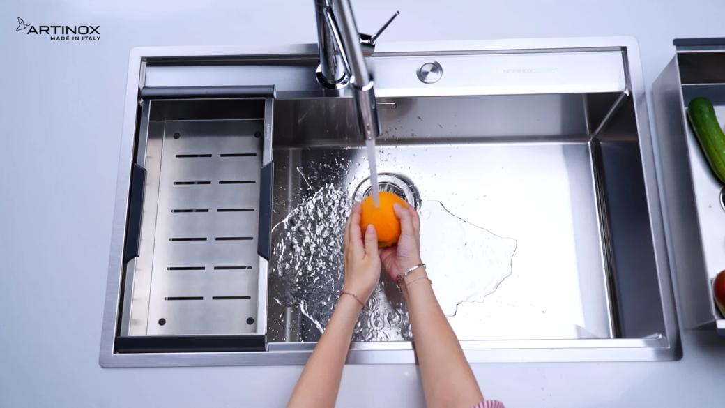 Ảnh CHẬU RỬA BÁT 1 HỐ ARTINOX NEWGO NA830 4