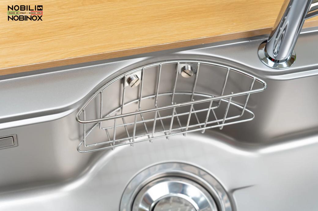 Ảnh CHẬU RỬA BÁT 1 HỐ NOBINOX ROSA NN995D 7