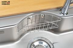 Ảnh CHẬU RỬA BÁT 1 HỐ NOBINOX ROSA NN995D 7