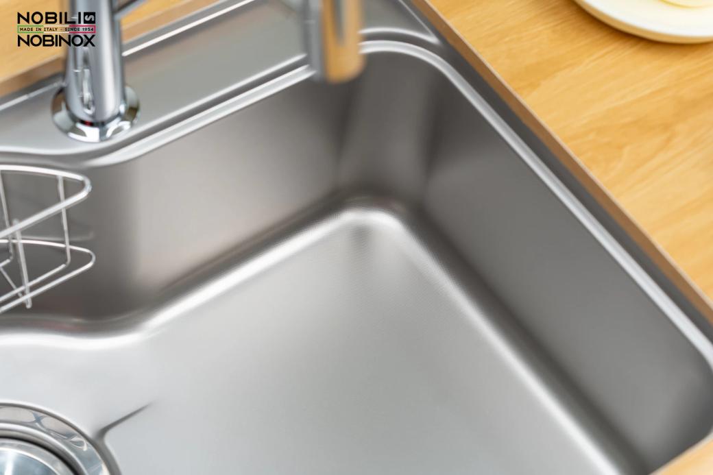 Ảnh CHẬU RỬA BÁT 1 HỐ NOBINOX ROSA NN995D 8