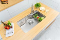 Ảnh CHẬU RỬA BÁT 1 HỐ NOBINOX ROSA NN995D 12