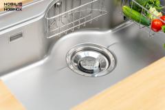 Ảnh CHẬU RỬA BÁT 1 HỐ NOBINOX ROSA NN995D 14