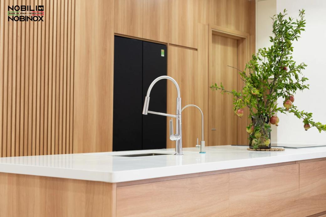 Ảnh Vòi rửa bát cần mềm NOBILI LEVANTE NB303 19