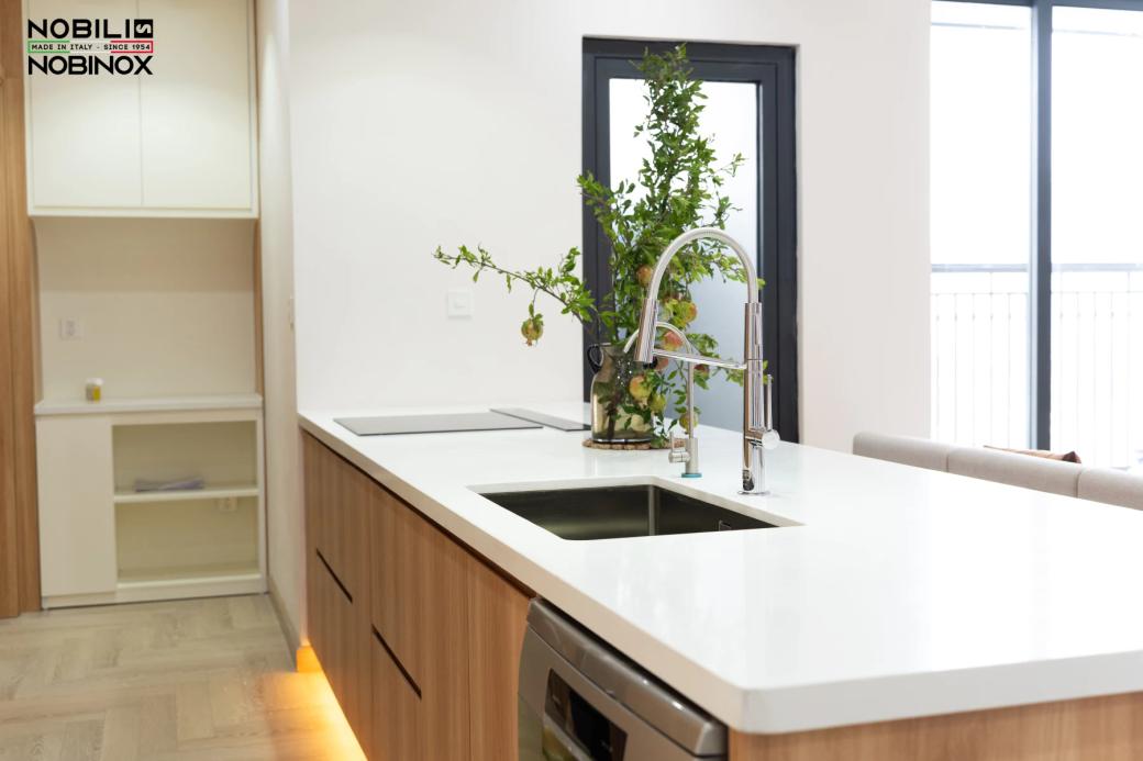 Ảnh Vòi rửa bát cần mềm NOBILI LEVANTE NB303 24