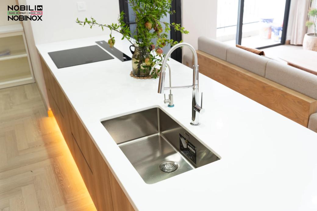 Ảnh Vòi rửa bát cần mềm NOBILI LEVANTE NB303 29