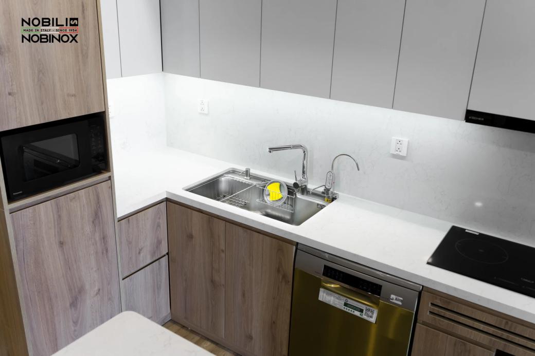 Ảnh CHẬU RỬA BÁT 1 HỐ NOBINOX LIKEN NL725D 25