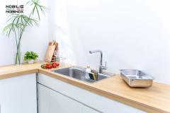 Ảnh CHẬU RỬA BÁT 1 HỐ NOBINOX LIKEN NL724D 15