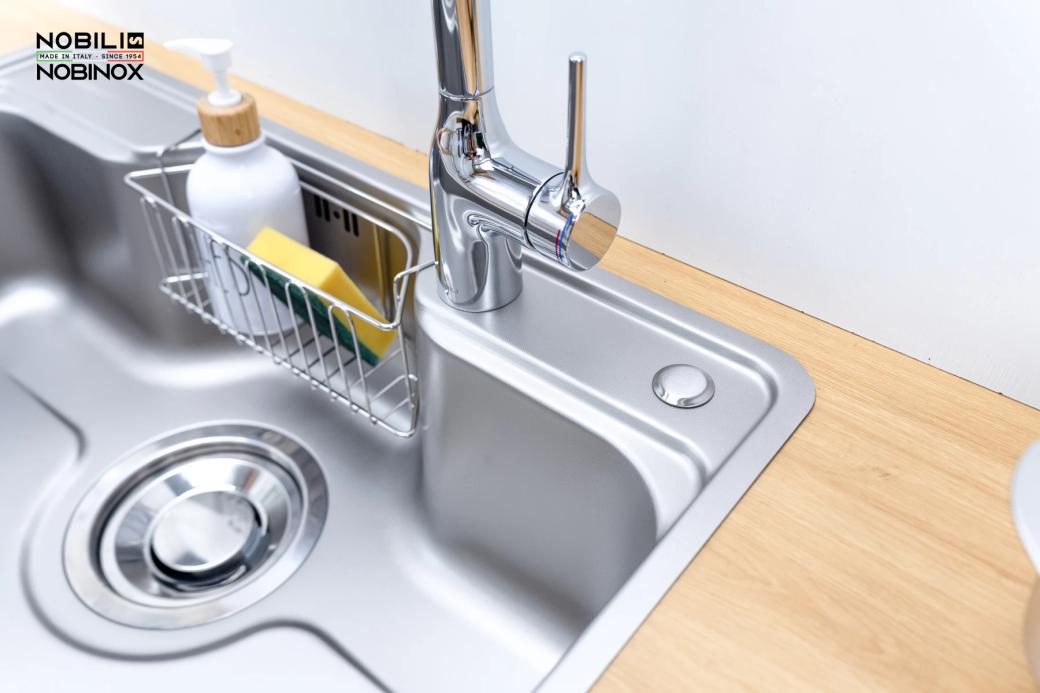 Ảnh CHẬU RỬA BÁT 1 HỐ NOBINOX LIKEN NL724D 17