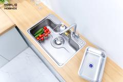 Ảnh CHẬU RỬA BÁT 1 HỐ NOBINOX LIKEN NL724D 19