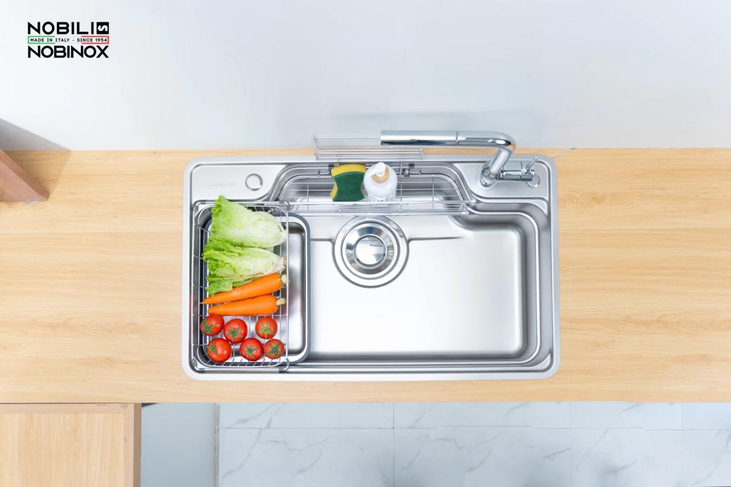 Ảnh CHẬU RỬA BÁT 1 HỐ NOBINOX LIKEN NL792D 3