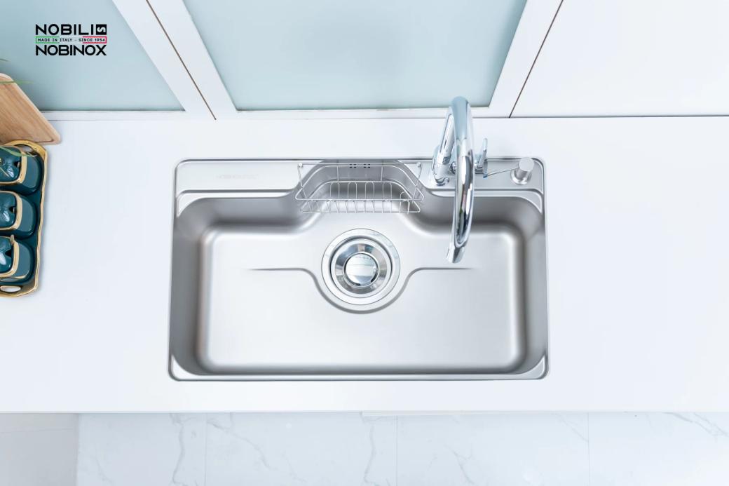 Ảnh CHẬU RỬA BÁT 1 HỐ NOBINOX LIKEN NL725D 3