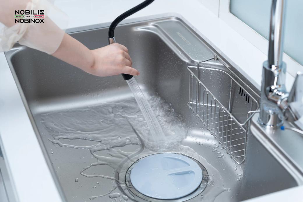 Ảnh CHẬU RỬA BÁT 1 HỐ NOBINOX LIKEN NL725D 20