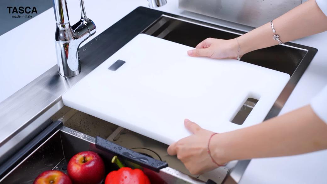 Ảnh CHẬU RỬA BÁT 1 HỐ TASCA STEP NT651T 14