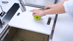 Ảnh CHẬU RỬA BÁT 1 HỐ TASCA STEP NT651T 12