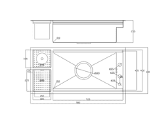 Ảnh CHẬU RỬA BÁT 1 HỐ NOBINOX LUMIA NJ511B 34