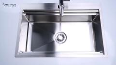 Ảnh CHẬU RỬA BÁT 1 HỐ ARTINOX TITANIUM NA805T 2