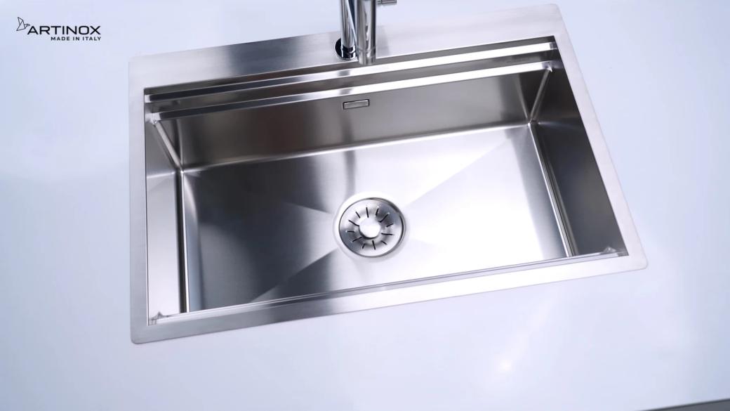 Ảnh CHẬU RỬA BÁT 1 HỐ ARTINOX TITANIUM NA805T 18