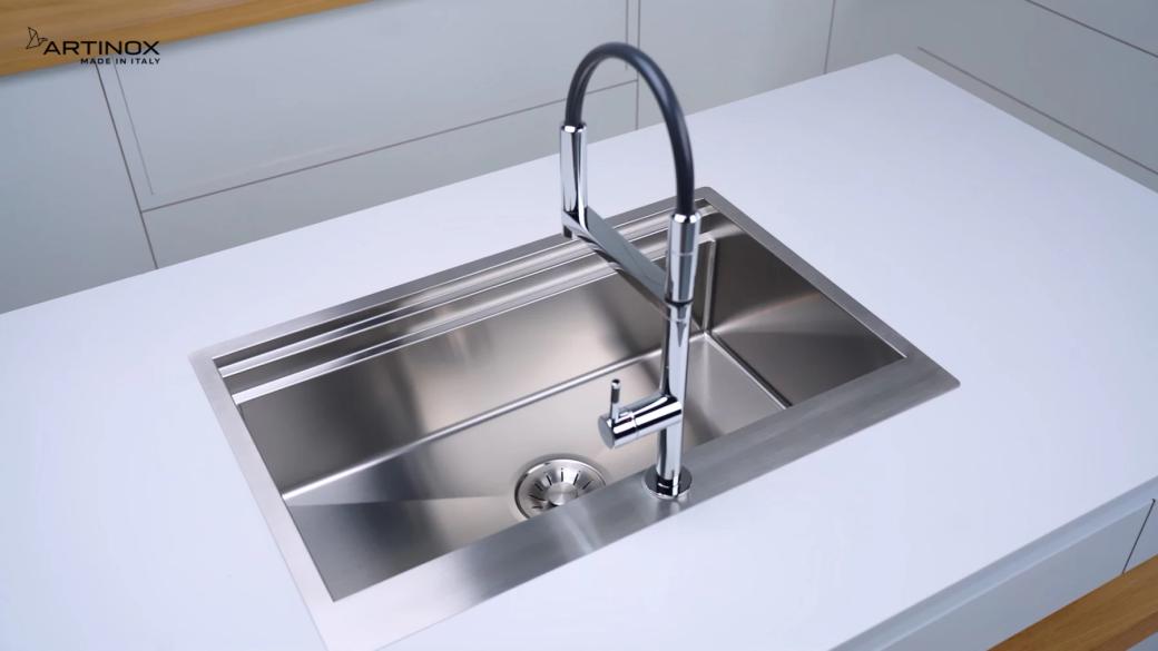 Ảnh CHẬU RỬA BÁT 1 HỐ ARTINOX TITANIUM NA805T 5