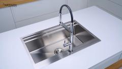 Ảnh CHẬU RỬA BÁT 1 HỐ ARTINOX TITANIUM NA805T 5