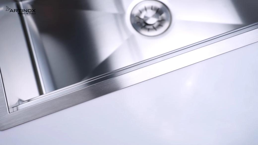 Ảnh CHẬU RỬA BÁT 1 HỐ ARTINOX TITANIUM NA805T 19