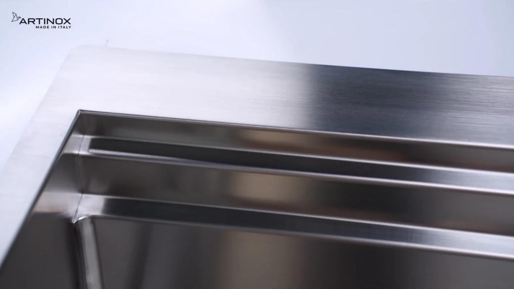 Ảnh CHẬU RỬA BÁT 1 HỐ ARTINOX TITANIUM NA805T 8