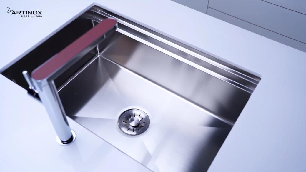 Ảnh CHẬU RỬA BÁT 1 HỐ ARTINOX TITANIUM NA885U 6