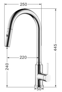 Ảnh VÒI RỬA BÁT DÂY RÚT NOBINOX IVY NX202 17