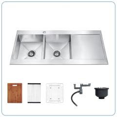 Ảnh CHẬU RỬA BÁT 2 HỐ NOBINOX LIKEN NL749 2