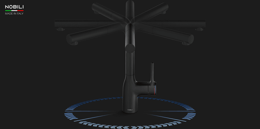 Ảnh VÒI RỬA BÁT DÂY RÚT NOBILI MANIA NB216LTB 4