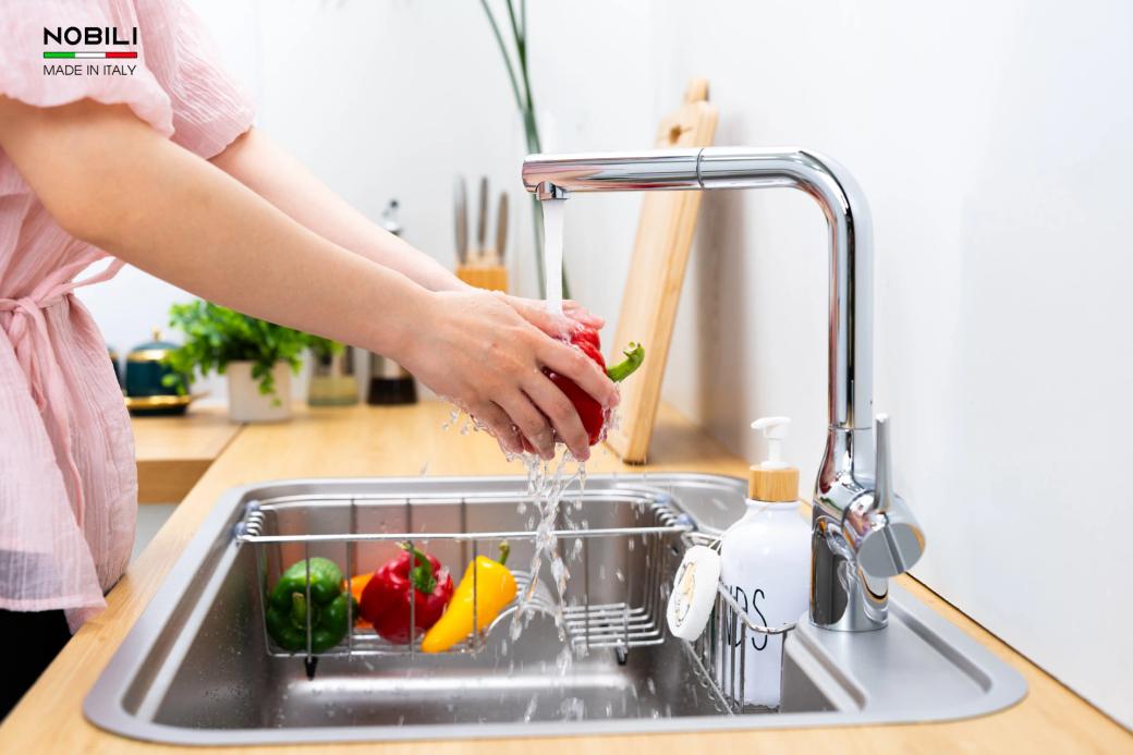 Ảnh VÒI RỬA BÁT DÂY RÚT NOBILI MANIA NB215T 7