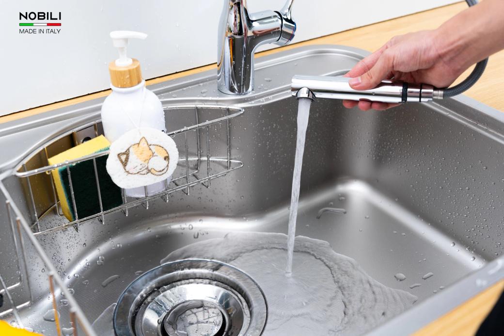 Ảnh VÒI RỬA BÁT DÂY RÚT NOBILI MANIA NB215T 14