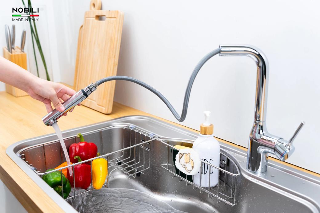 Ảnh VÒI RỬA BÁT DÂY RÚT NOBILI MANIA NB215T 13