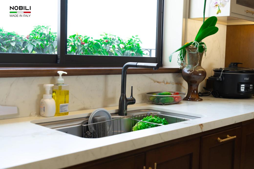 Ảnh VÒI RỬA BÁT DÂY RÚT NOBILI MANIA NB216LTB 19