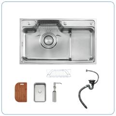 Ảnh CHẬU RỬA BÁT 1 HỐ NOBINOX HIGON NH905 2