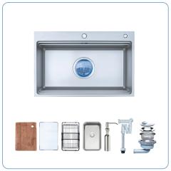 Ảnh CHẬU RỬA BÁT 1 HỐ NOBINOX LIRA NJ560D 2