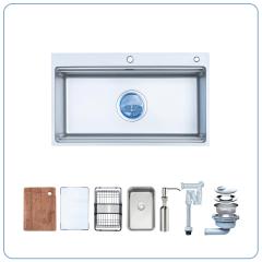 Ảnh CHẬU RỬA BÁT 1 HỐ NOBINOX LIRA NJ564D 2