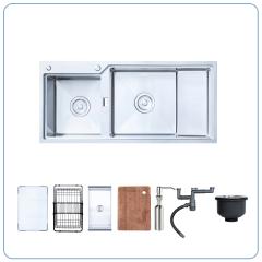 Ảnh CHẬU RỬA BÁT 2 HỐ NOBINOX RAZIA NJ575 2