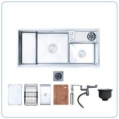 Ảnh CHẬU RỬA BÁT 2 HỐ NOBINOX RAZIA NJ577 2