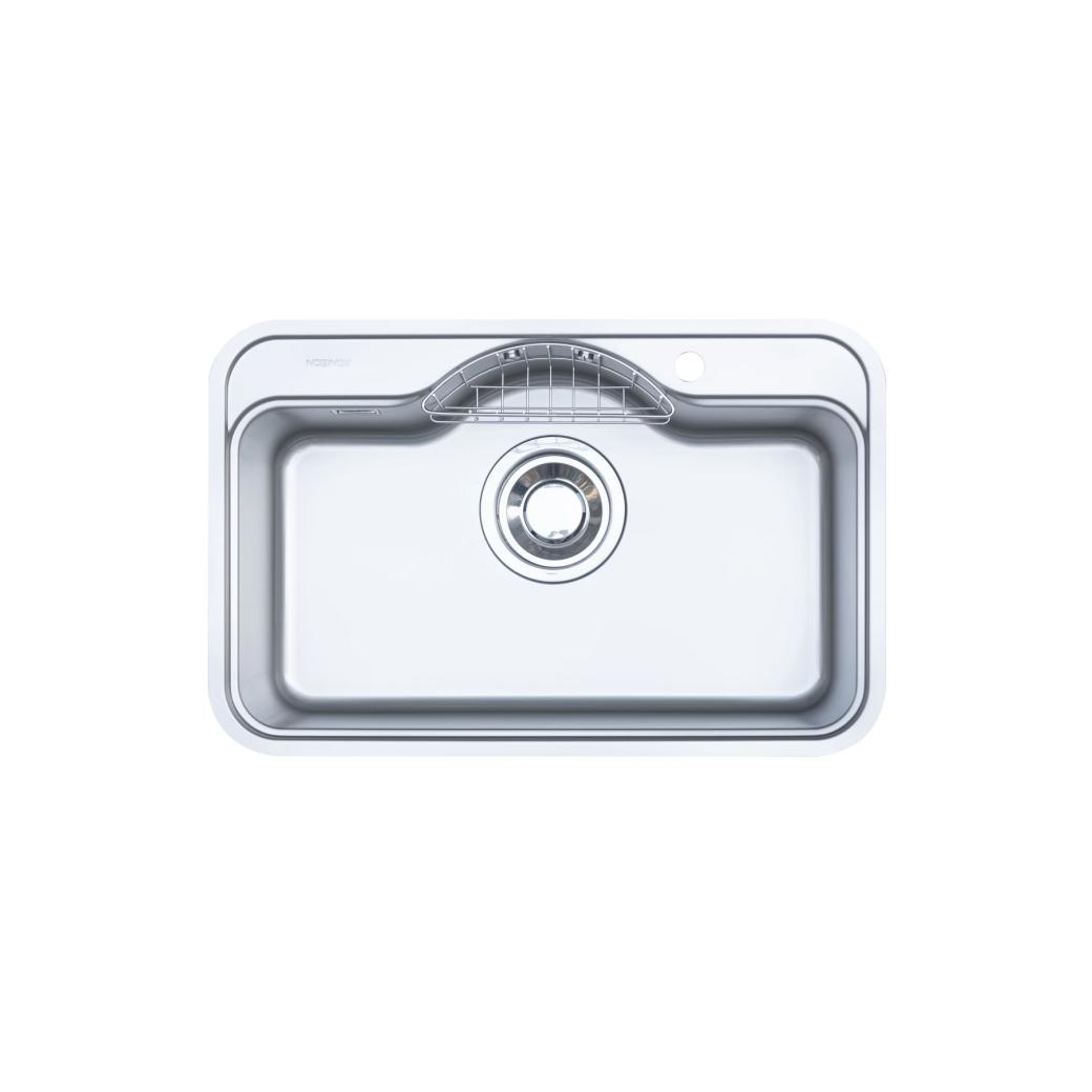 Ảnh CHẬU RỬA BÁT 1 HỐ NOBINOX ROSA NN975D 1