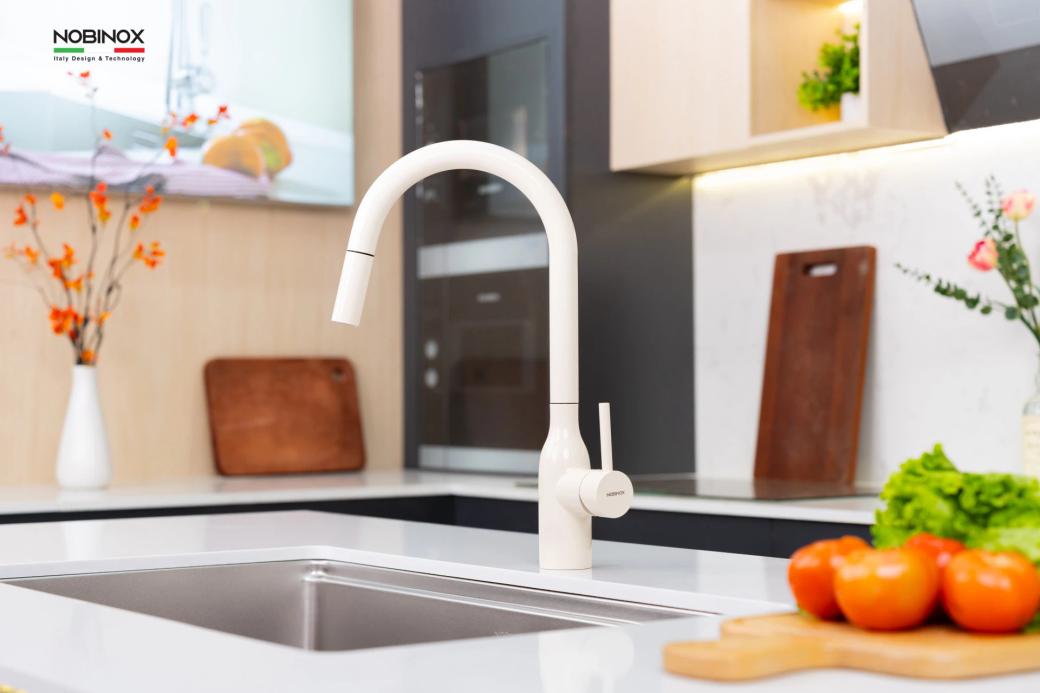 Ảnh VÒI RỬA BÁT DÂY RÚT NOBINOX AQUA NX661B 4